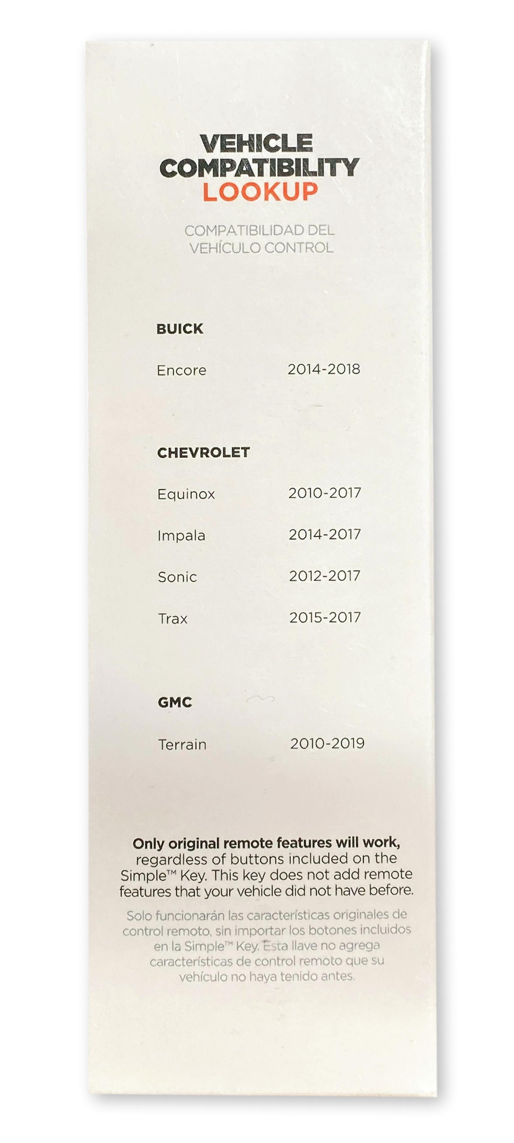 GM Simple Key 3 Button Flip Key (GMFK3SK-KIT) - Tom's Key Company