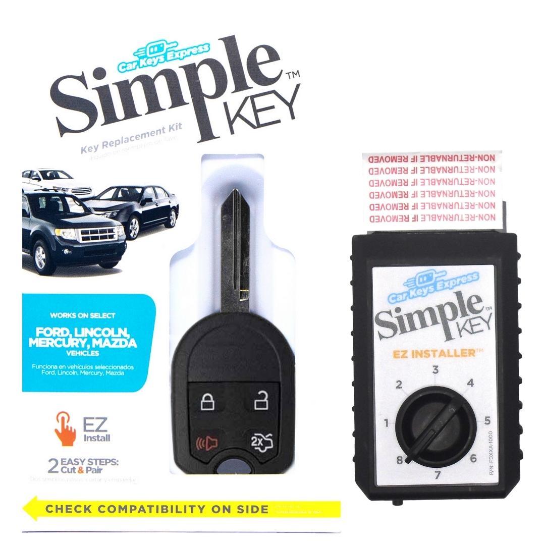 Simple Key Programming Kit - Ford, Lincoln, Mercury, Mazda Vehicles (FORRK4SK-TRUNK-KIT) - Tom's Key Company