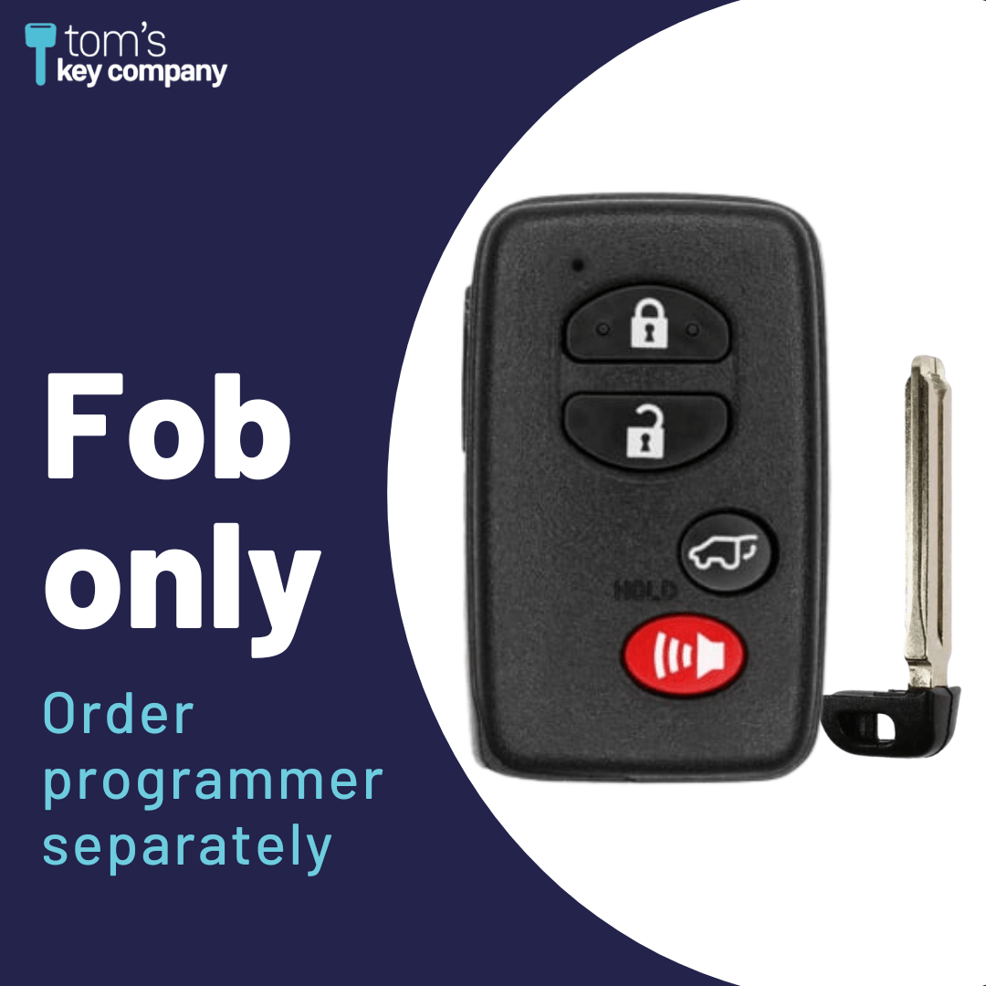 2008-2013 Toyota Highlander Smart Key FOB /4-Button (#0140 Board) HYQ14AAB-4B-0140Board-FOB-High - Tom's Key Company