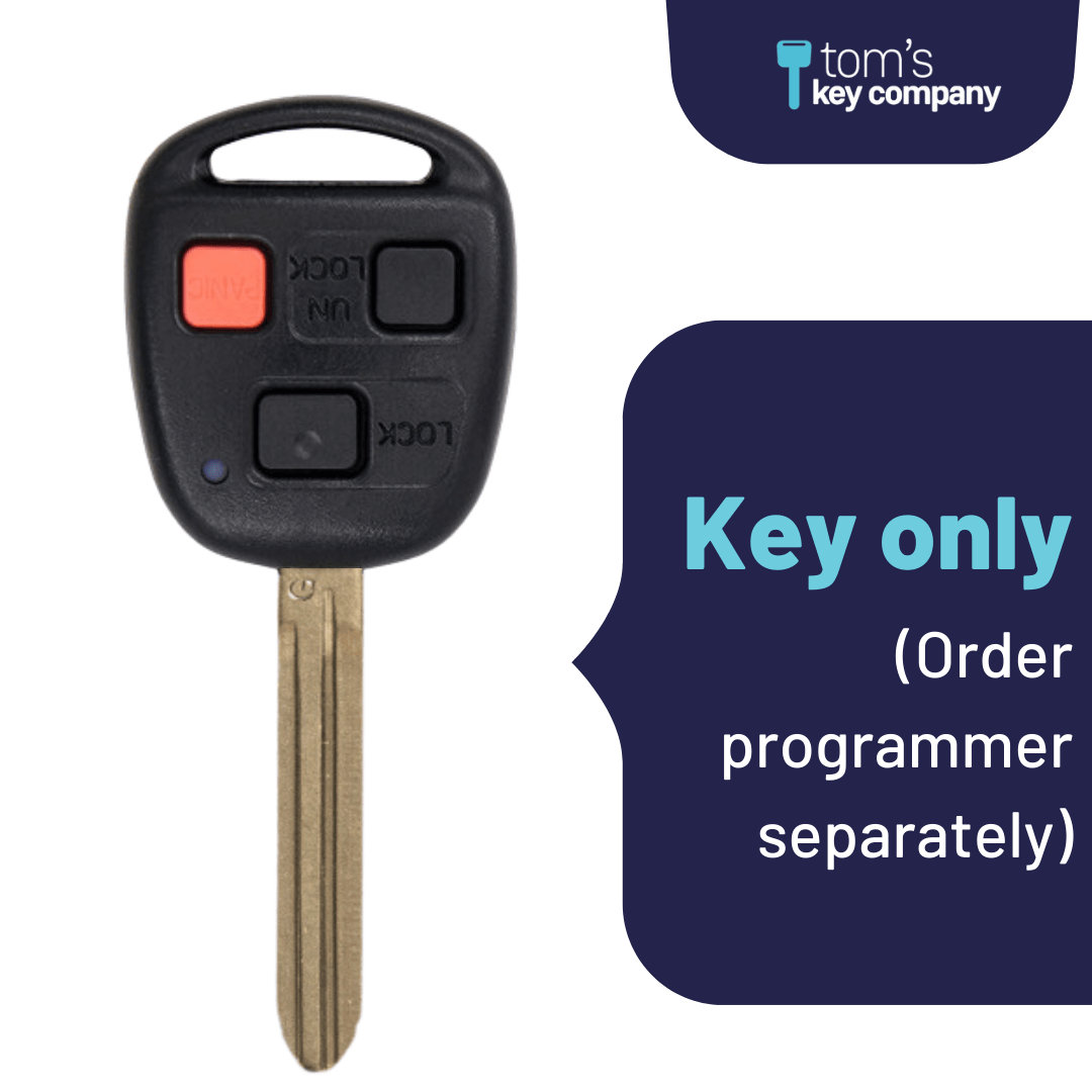 2010-2015 Toyota FJ Cruiser / 3-Button Remote Head / HYQ12BBT (G Chip) (HYQ12BBT-3B-G) - Tom's Key Company