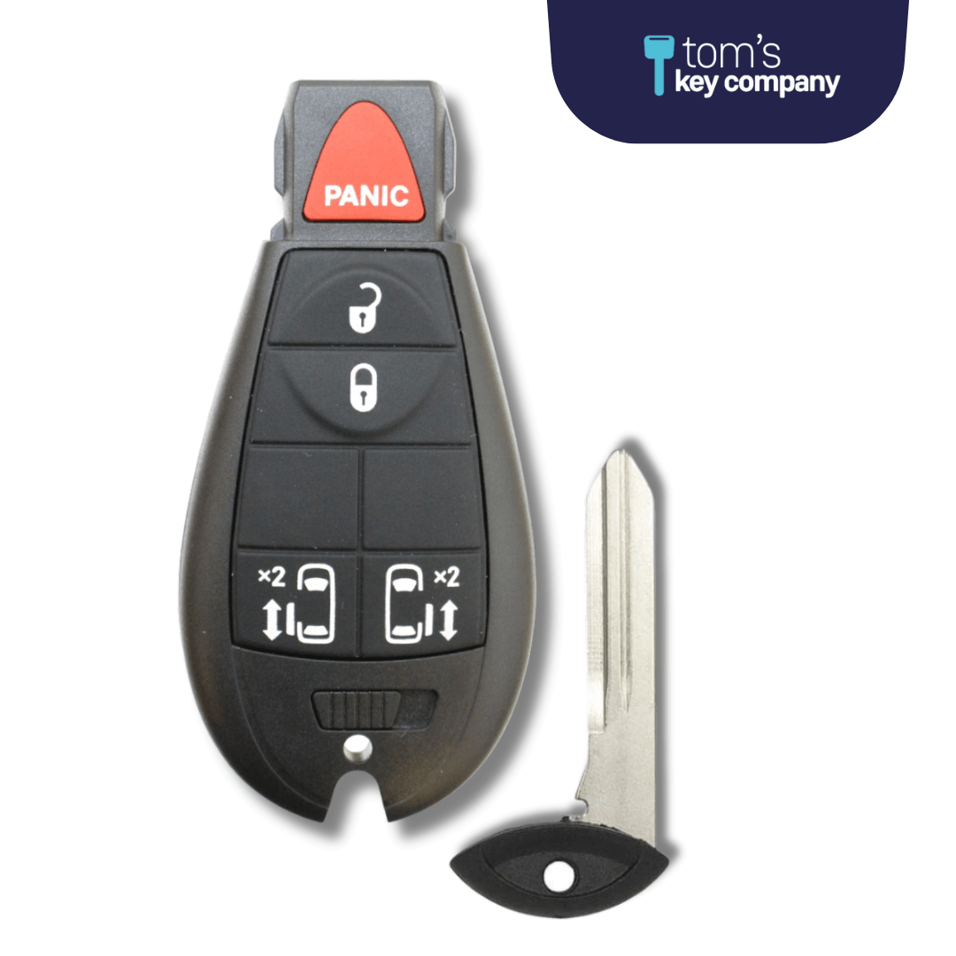 5 Button Chrysler Dodge VW Smart Key Fob (IYZC01C-5B-DD-FOB) - Tom's Key Company