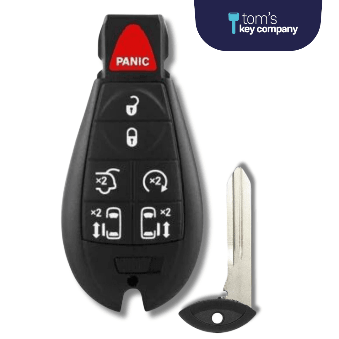 7 Button Chrysler Dodge VW Smart Key Fob (IYZC01C-7B-DDTRS-FOB) - Tom's Key Company