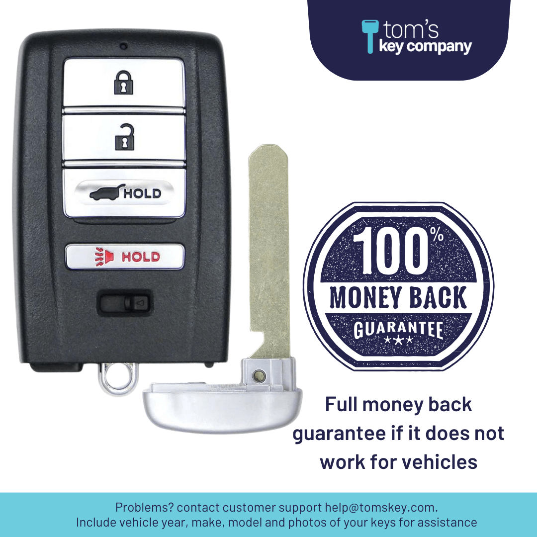 Acura MDX & RDX 4-Button Smart Key with Trunk Release (ACUSK-4B-KR5V1X)