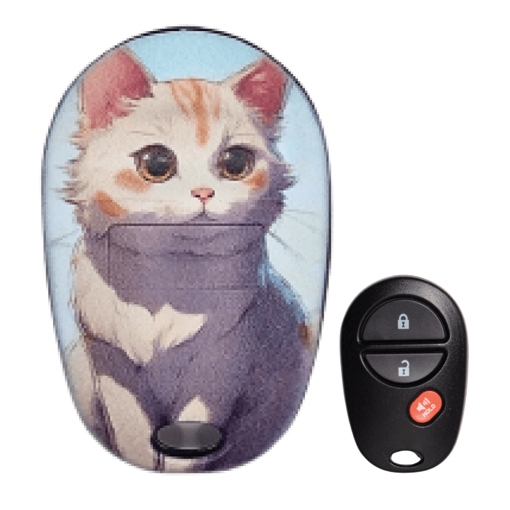 My Key, My Style: 3 Button Keyless Entry Remote Car Key FOB for Select Toyota Vehicles (Shell Only)