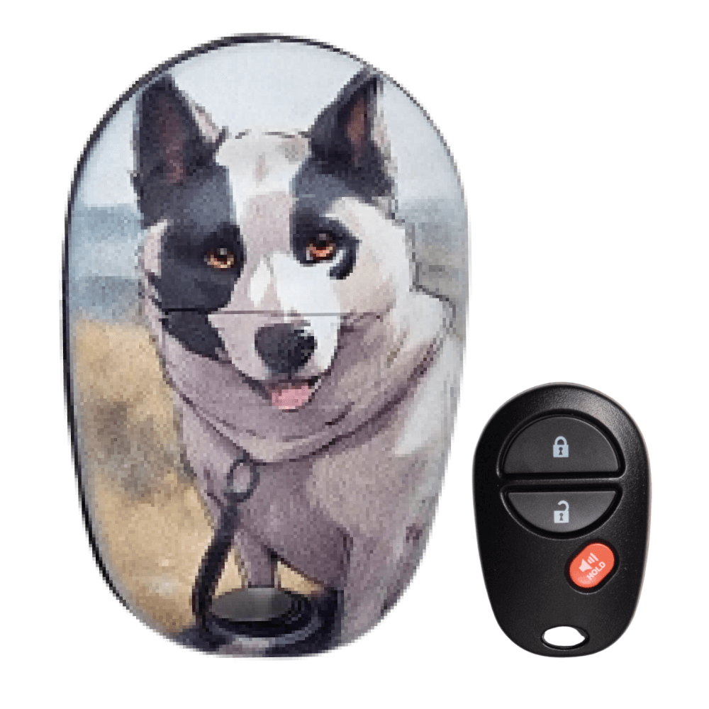 My Key, My Style: 3 Button Keyless Entry Remote Car Key FOB for Select Toyota Vehicles (Shell Only)