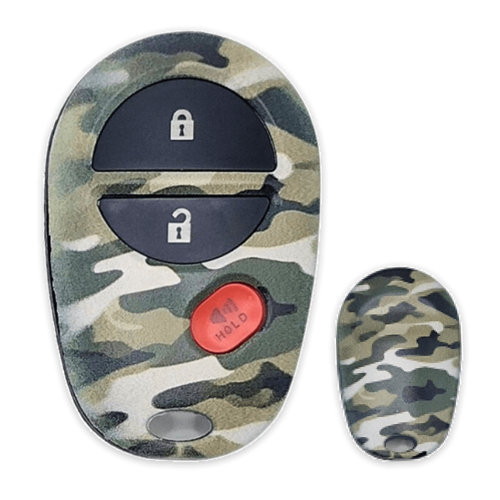 My Key, My Style: 3 Button Keyless Entry Remote Car Key FOB for Select Toyota Vehicles (Shell Only)