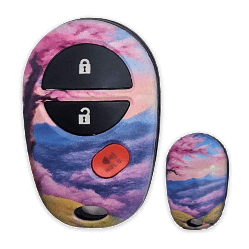 My Key, My Style: 3 Button Keyless Entry Remote Car Key FOB for Select Toyota Vehicles (Shell Only)