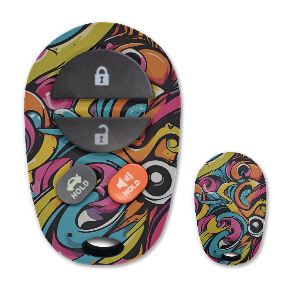 My Key, My Style: 4 Button Keyless Entry Remote Car Key FOB for Toyota Avalon and Solara - Trunk (Shell Only)