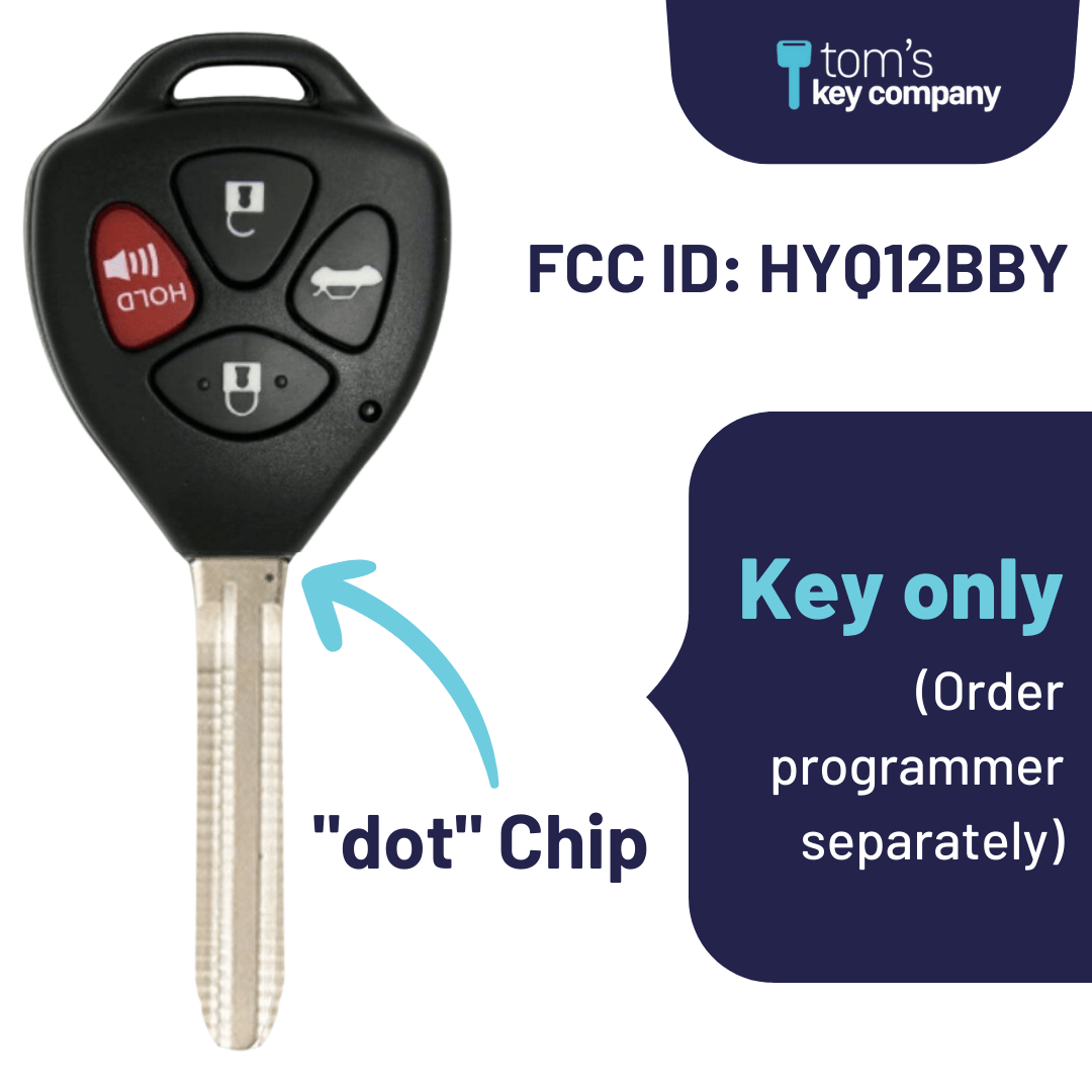 Toyota Corolla Key / HYQ12BBY-4B-dot (VIN# starts with J)
