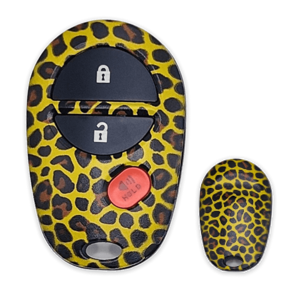 My Key, My Style: 3 Button Keyless Entry Remote Car Key FOB for Select Toyota Vehicles (Shell Only)