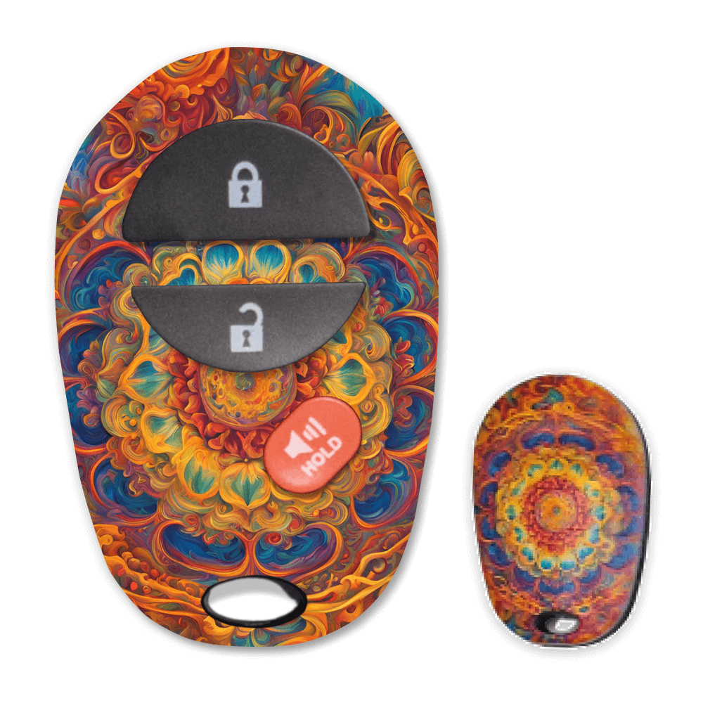 My Key, My Style: 3 Button Keyless Entry Remote Car Key FOB for Select Toyota Vehicles (Shell Only)