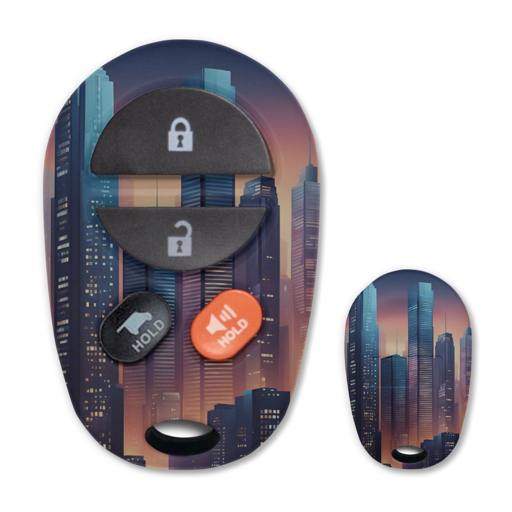My Key, My Style: 4 Button Keyless Entry Remote Car Key FOB for Toyota Sequoia - Hatch (Shell Only)