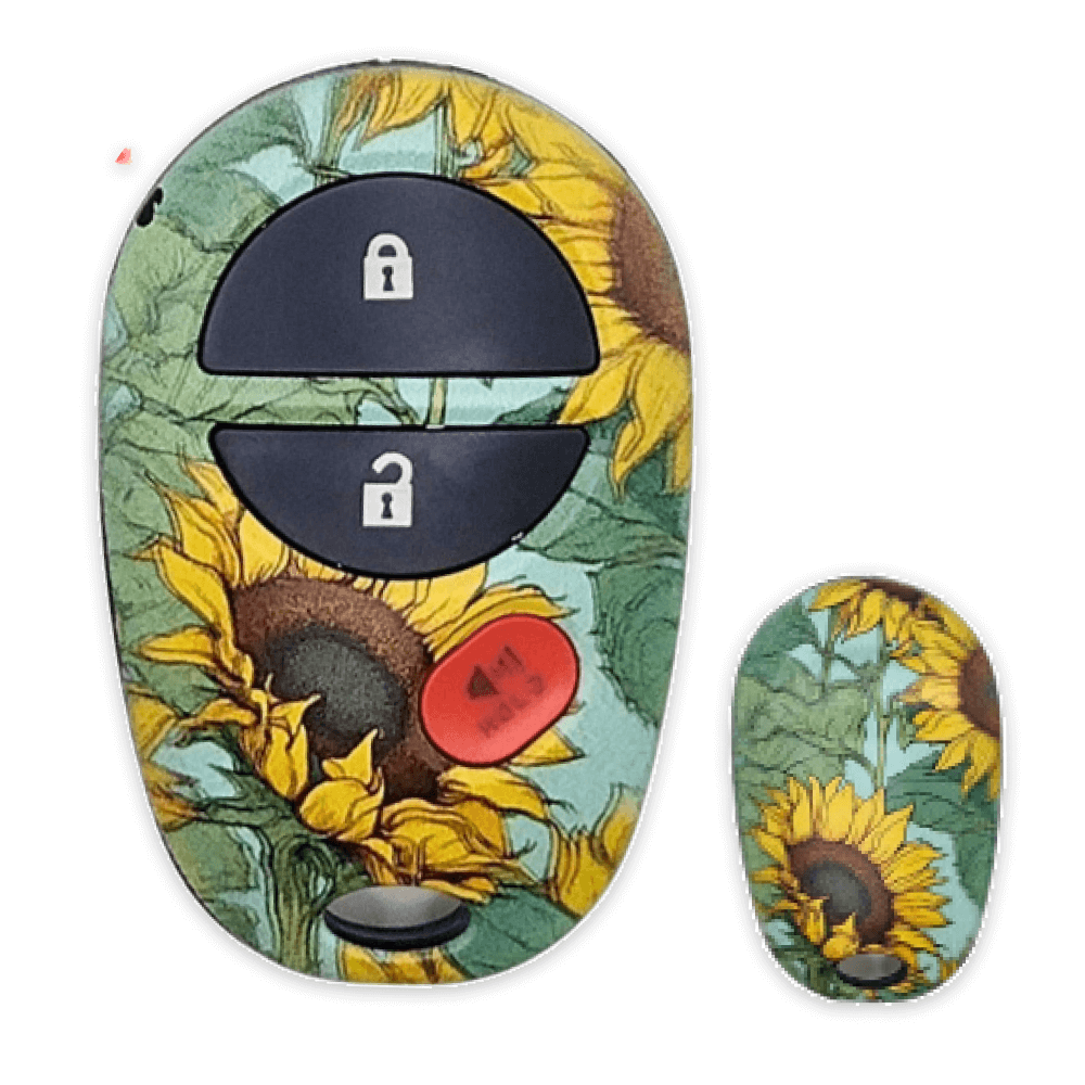 My Key, My Style: 3 Button Keyless Entry Remote Car Key FOB for Select Toyota Vehicles (Shell Only)
